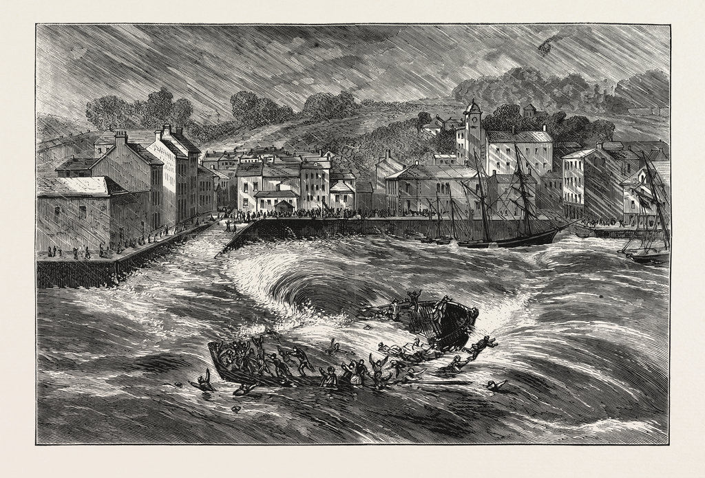 Detail of The Fatal Ferry-Boat Accident in Youghal Harbour, County Cork, Ireland by Anonymous