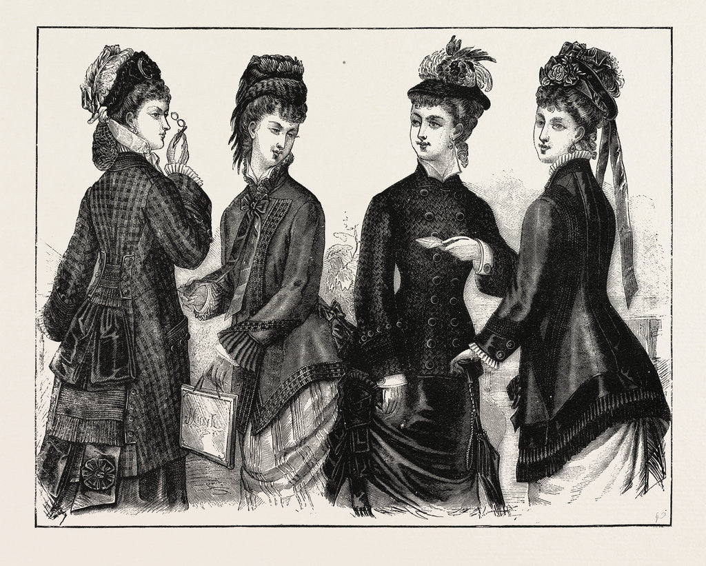 Detail of The Fashions: Ladies Cloaks for Autumn by Anonymous