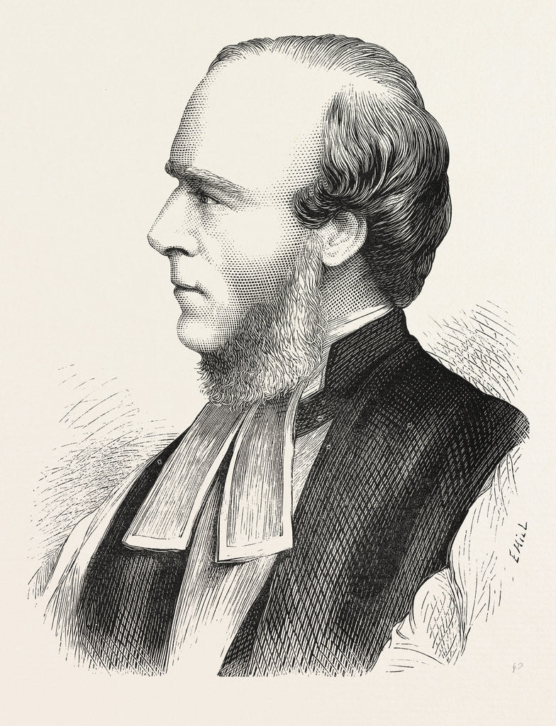 Detail of Rev. Dr. Moorhouse, New Bishop of Melbourne, Australia by Anonymous