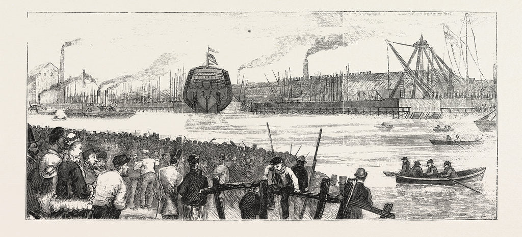 Detail of Elder and Co.'s Ship-Building Yard, Glasgow, November 4th, 1876 by Anonymous