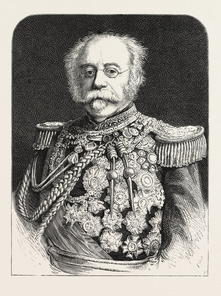 Detail of The Late Duc De Saldanha, Portuguese Minister to the English Court by Anonymous