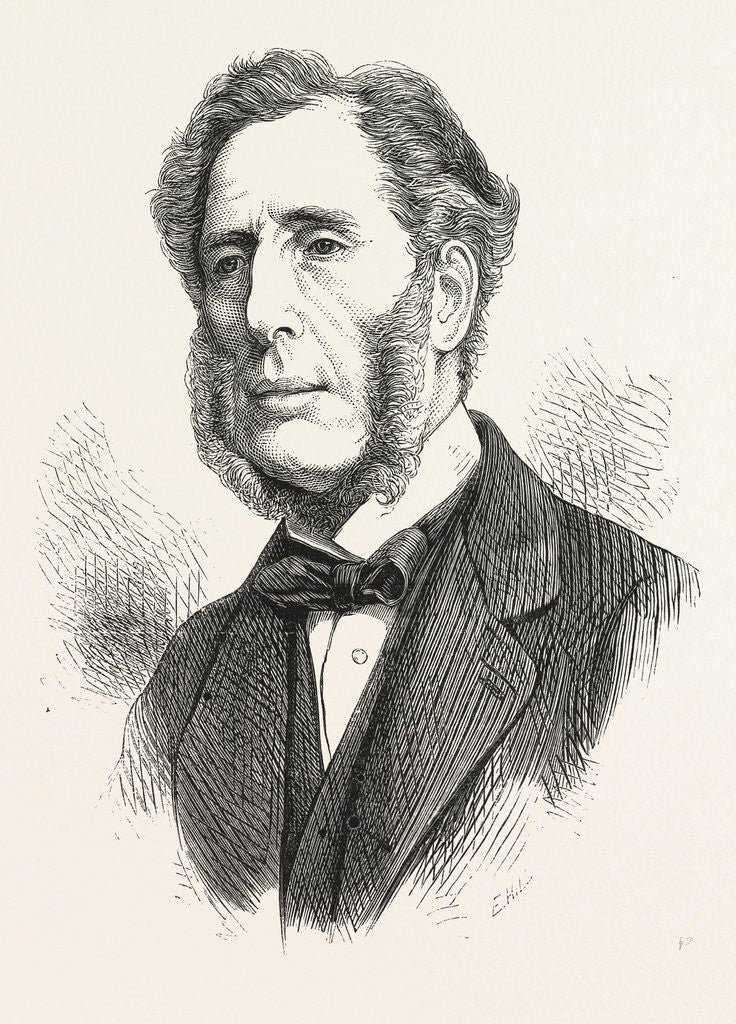 Detail of The Late Mr. Edward Horsman, M.P., 1807 – 30 November 1876, Was a British Politician by Anonymous