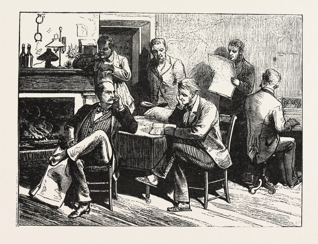 Detail of The Presidential Election: The State Canvassers in the Jail at Columbia, United States by Anonymous