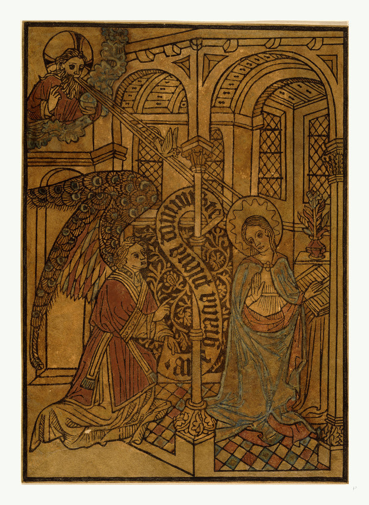 Detail of The Annunciation by Anonymous