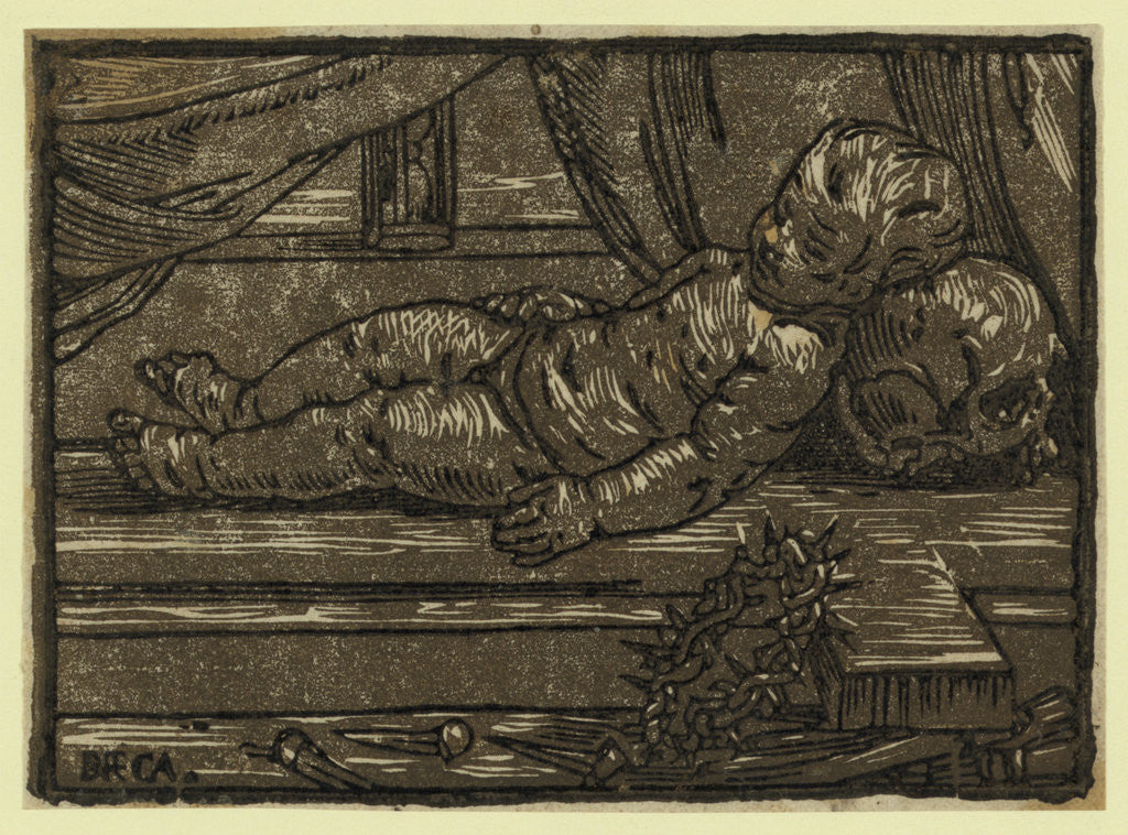 Detail of The Infant Christ Prefiguring the Passion by Anonymous