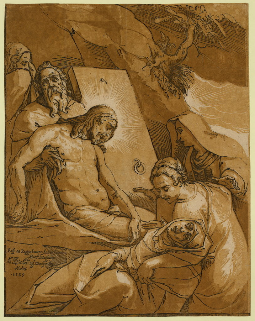 Detail of The Entombment by Anonymous