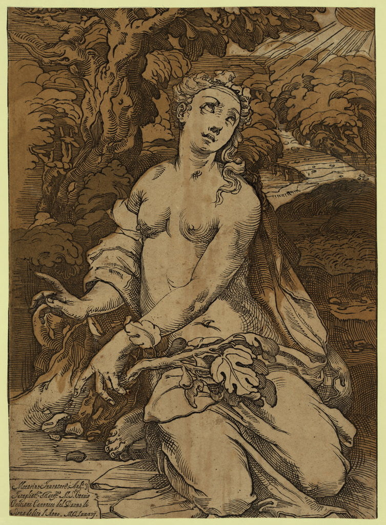 Detail of Eve after the Fall by Anonymous
