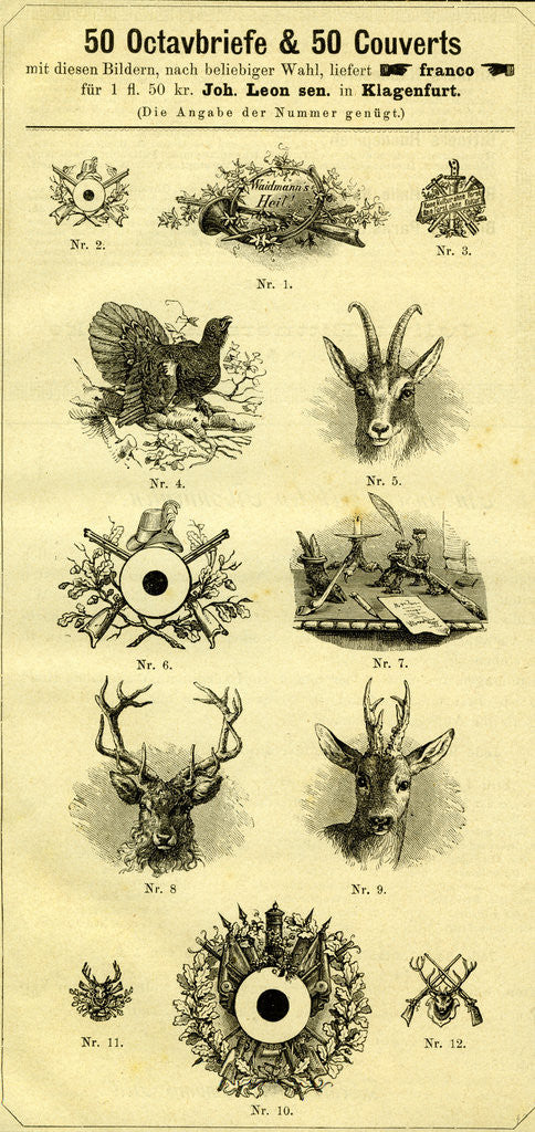 Detail of Austria Hunt 1891 by Anonymous