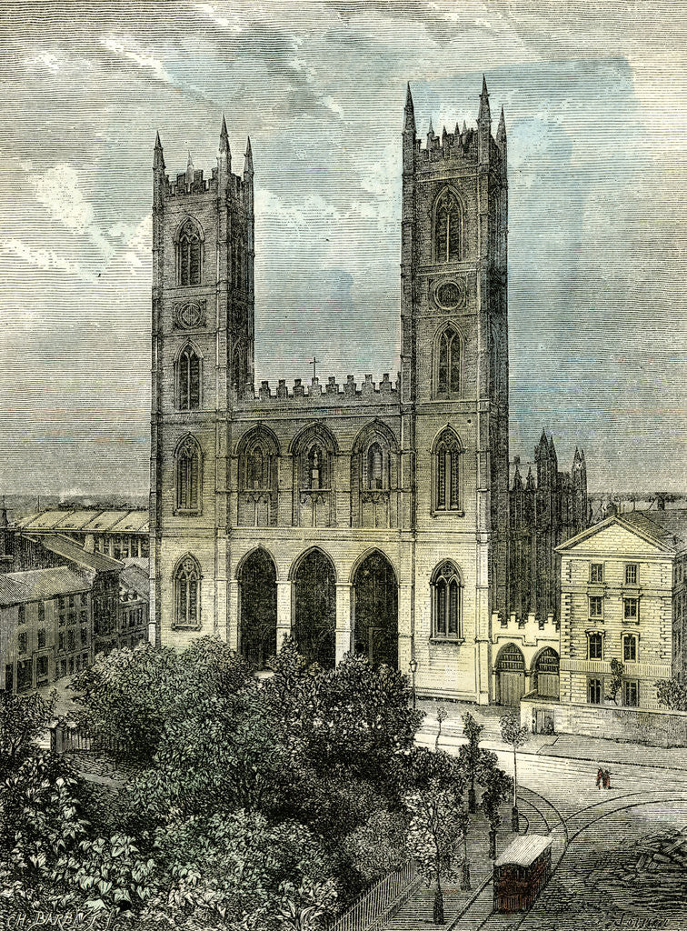 Detail of Montreal Canada 19th Century by Anonymous