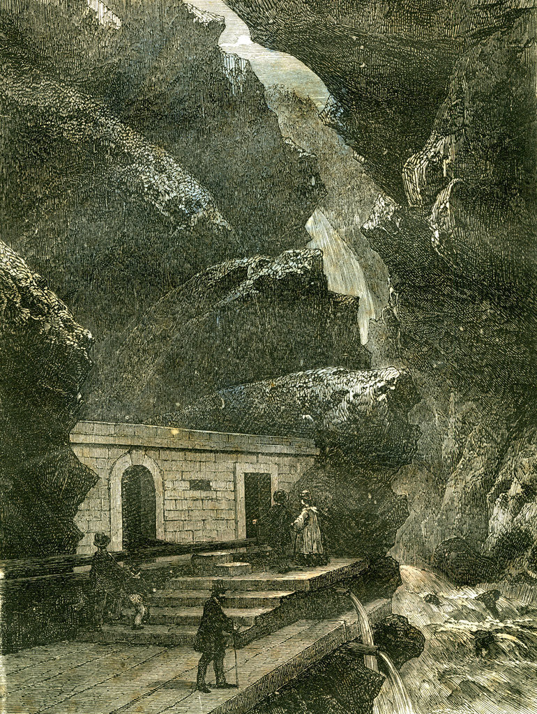 Detail of Pfeffers Switzerland 19th Century by Anonymous