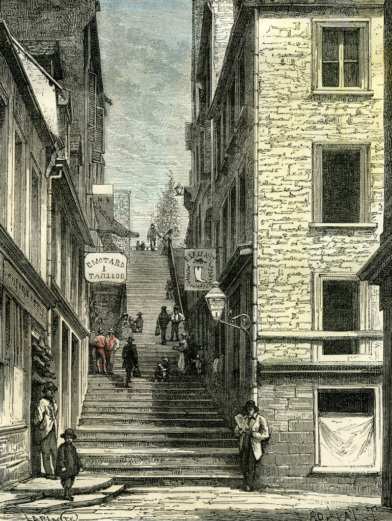 Detail of Quebec Canada 19th Century by Anonymous