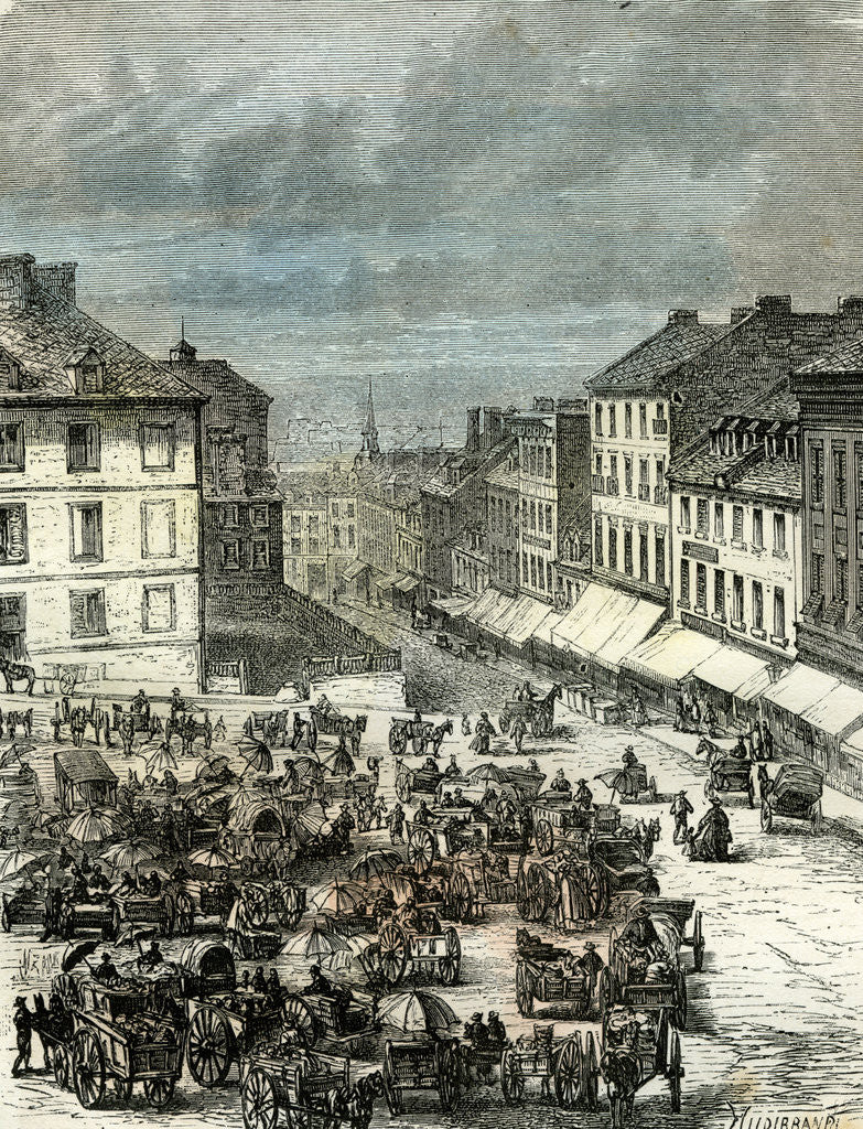 Detail of Quebec Canada 19th Century by Anonymous