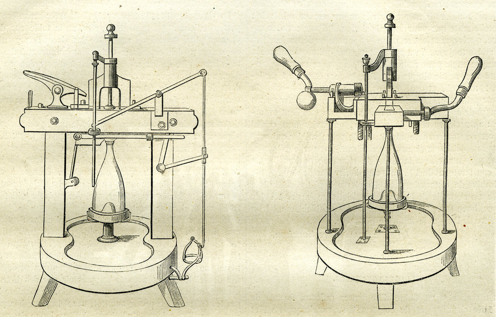 Detail of Machine a Boucher Champagne France 19th Century by Anonymous