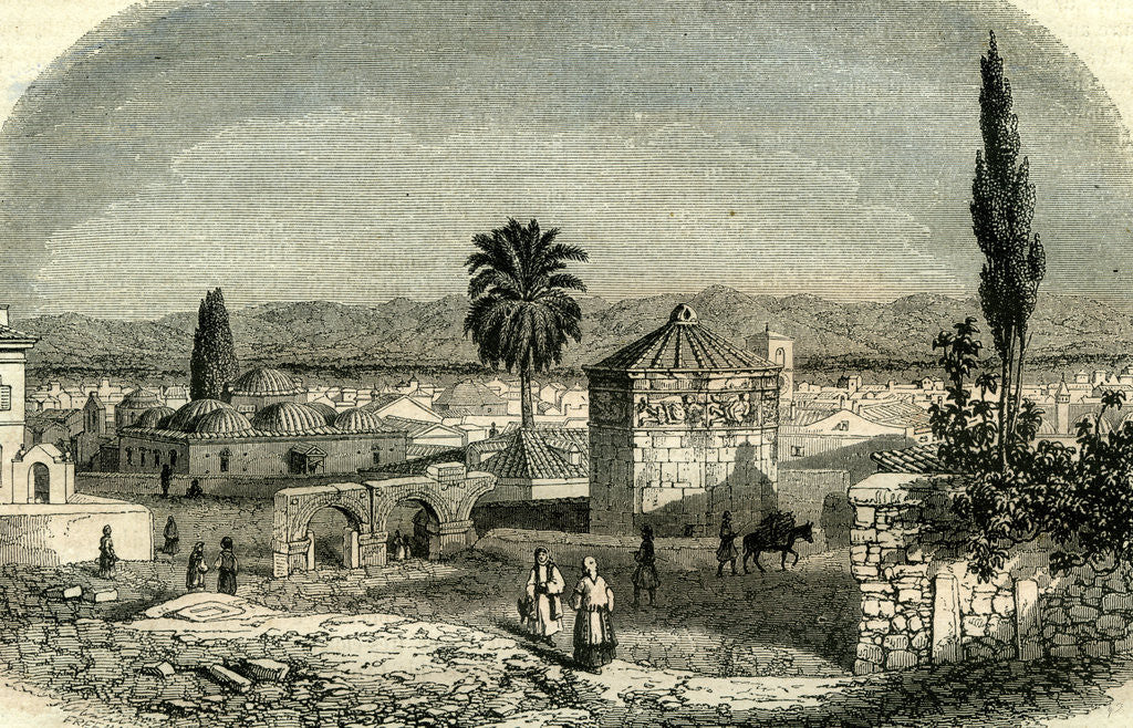 Detail of Athens Greece 1851 by Anonymous