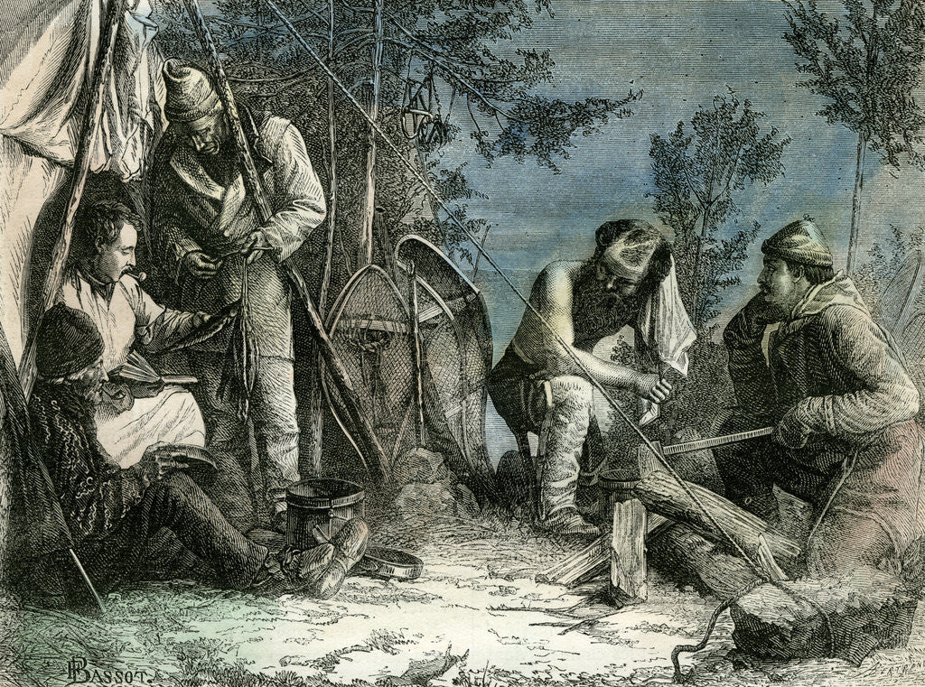 Detail of Hunt Canada 1873 by Anonymous