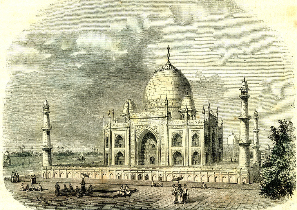 Detail of Tadj India 1848 by Anonymous