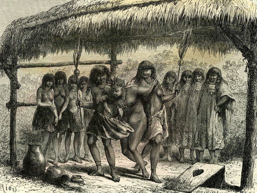 Detail of Chebianabiqui Peru 1869 by Anonymous