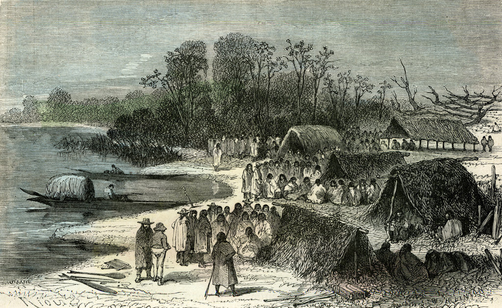 Detail of L'Isle Santa-Rosa 1869 Peru by Anonymous