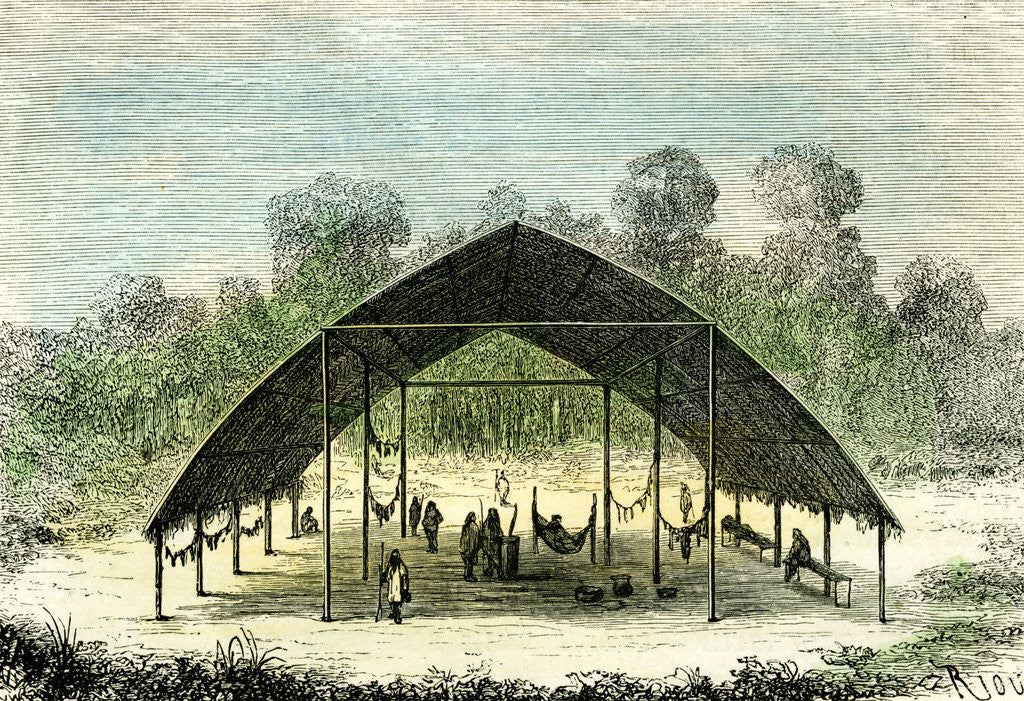 Detail of Sipa 1869 Peru by Anonymous