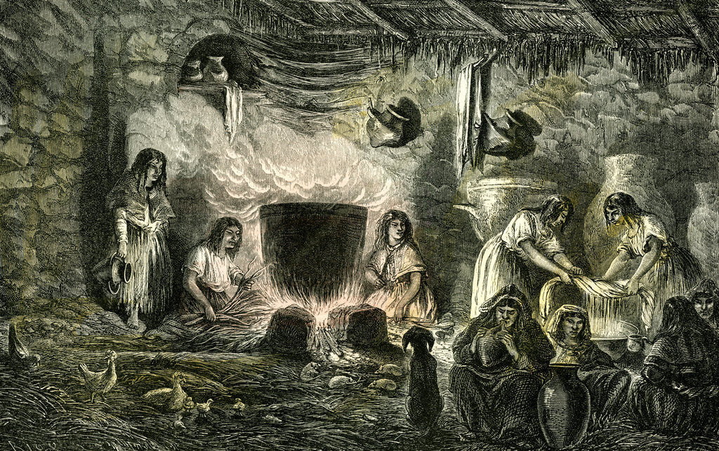 Detail of La Chicha 1869 Peru by Anonymous