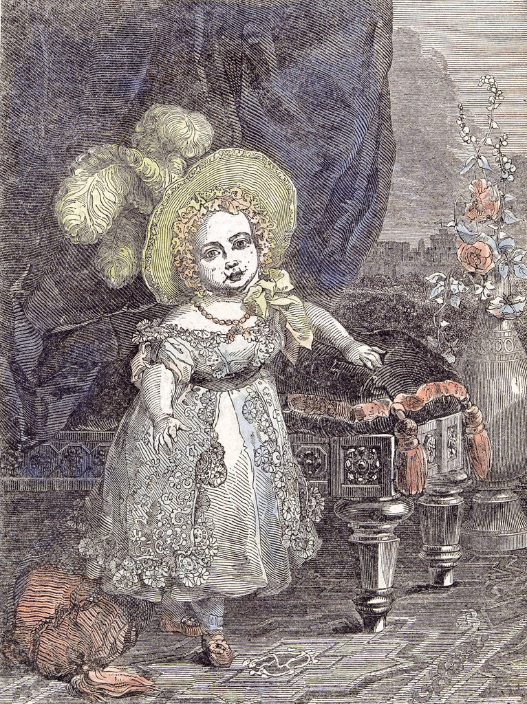 Detail of His Royal Highness Albert Edward Prince of Wales in 1843 by Anonymous