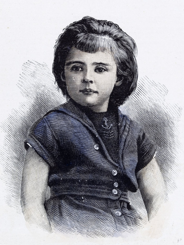 Detail of Girl in 1892 by Anonymous