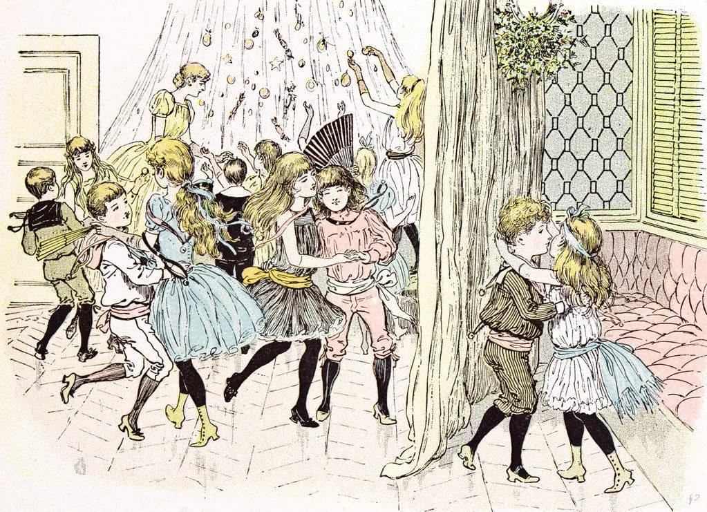 Detail of Children's Affection in 1892 by Anonymous