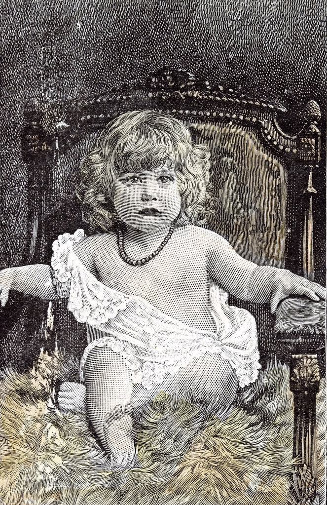 Detail of Girl in a Chair Hackney London 1892 by Anonymous