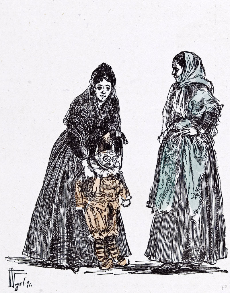 Detail of Children's Carnival in 1892 by Anonymous