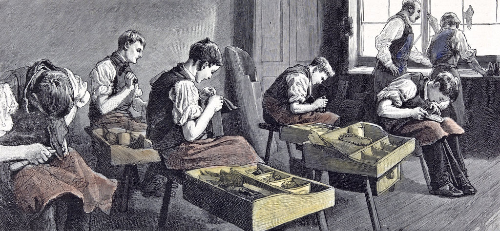 Detail of Little Boy's Home at Farningham Britain 1891 by Anonymous