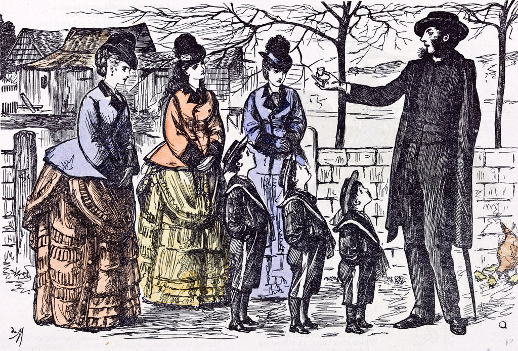 Detail of Children and a Broken Egg-Shell 1874 by Anonymous