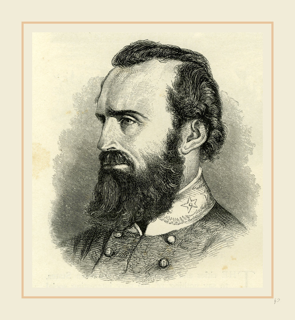 Detail of Stonewall Jackson 19th Century, America by Anonymous