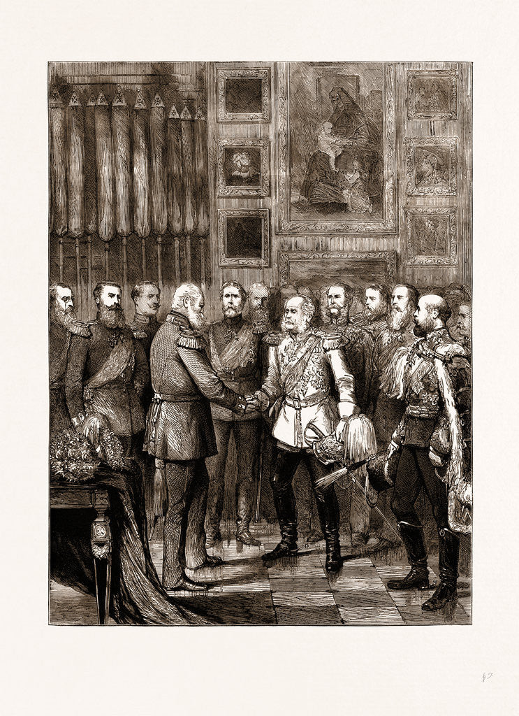 Detail of Birthday Reception Of The Emperor Of Germany At Berlin, Germany by Anonymous