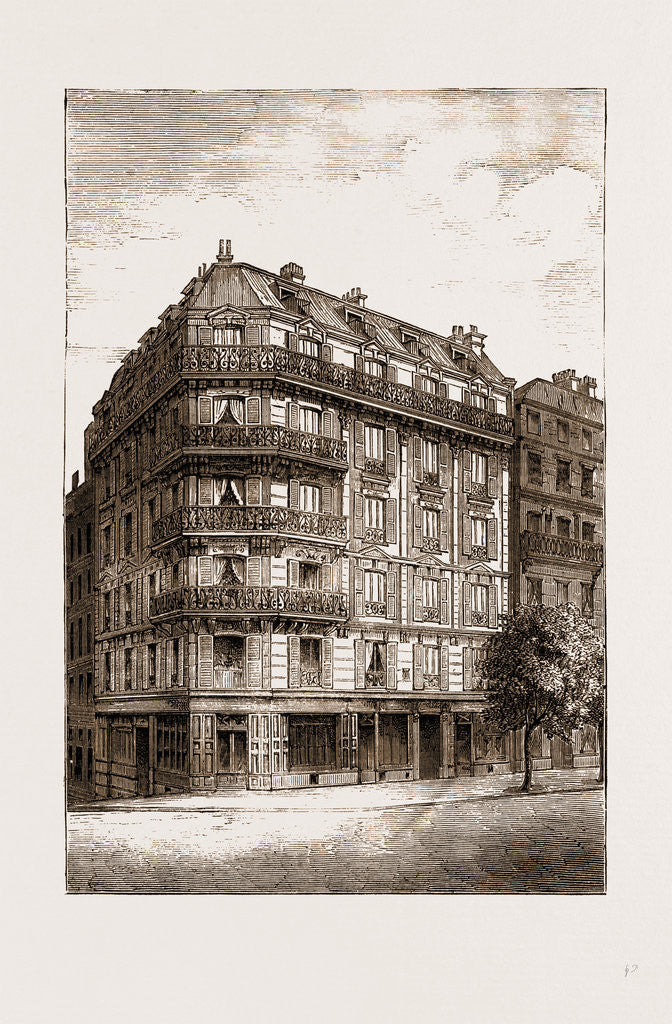 Detail of Mission Home For The Protection Of Young Englishwomen In Paris, France by Anonymous