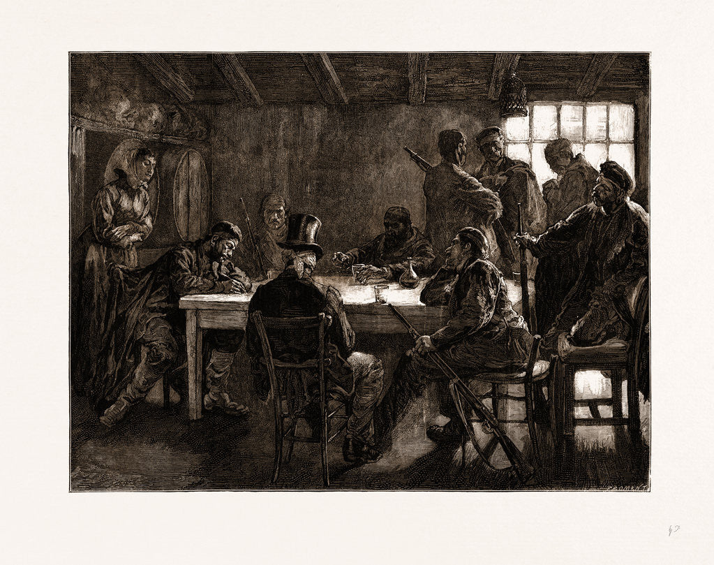 Detail of Among The Brigands, The Victim Under Cross-examination by Anonymous