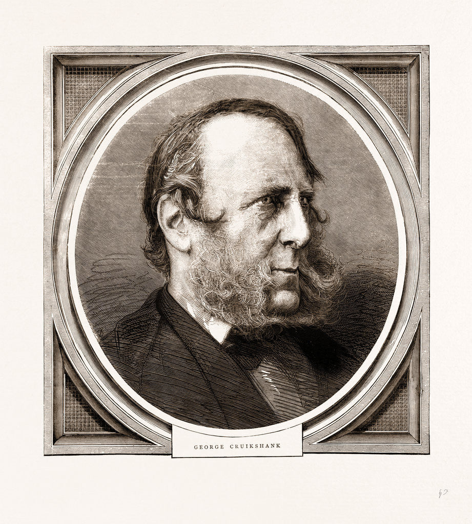 Detail of George Cruikshank, 1875 by Anonymous