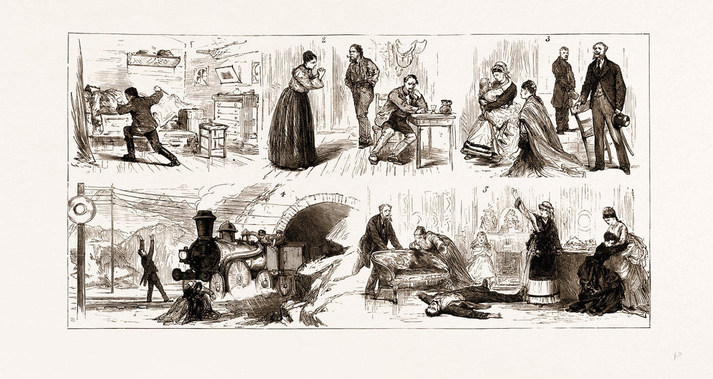 Detail of The Tichborne Case In Paris by Anonymous