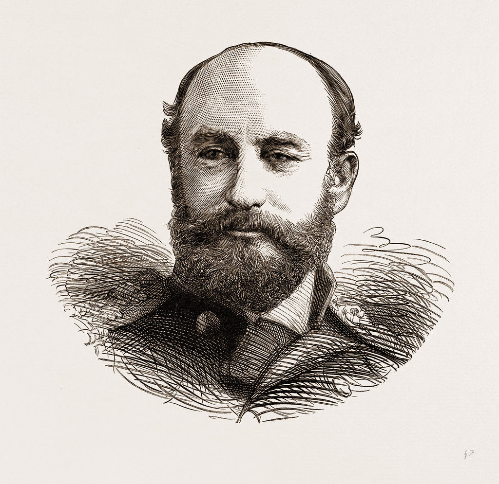 Detail of Captain G.s. Nares, Commander Of The Arctic Expedition by Anonymous