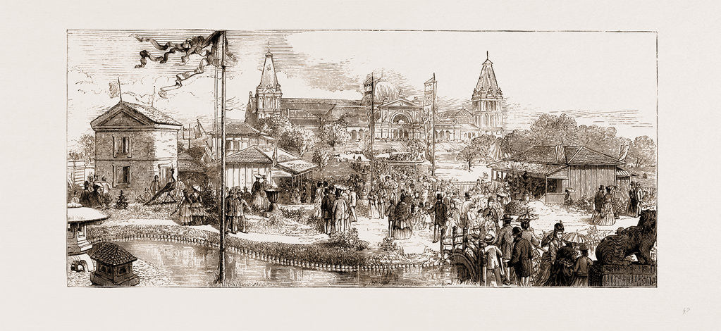Detail of The Japanese Village by Anonymous