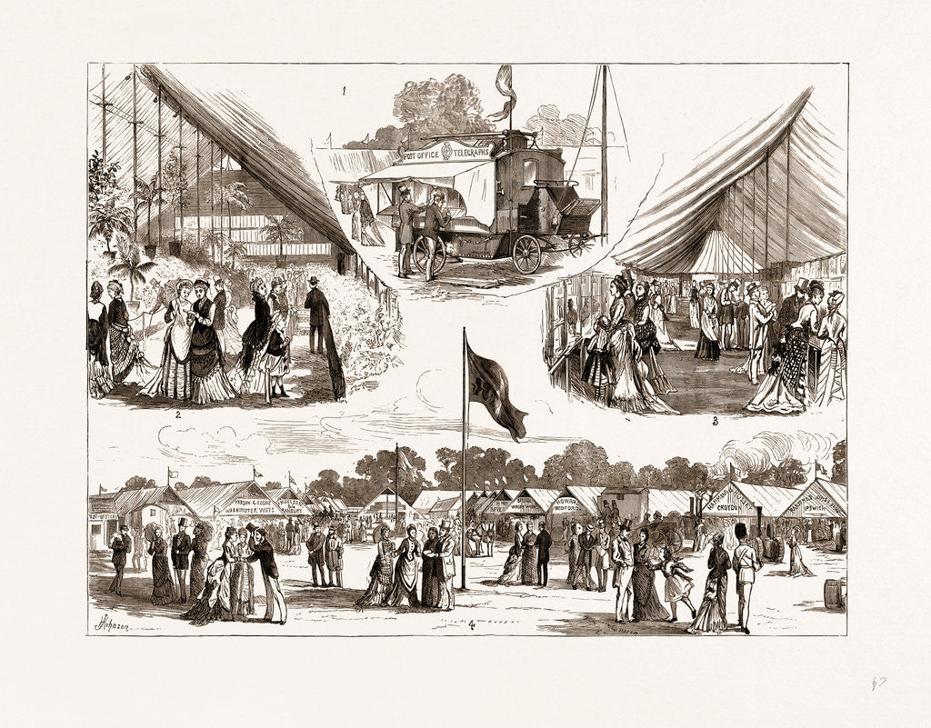 Detail of The Bath And West Of England Agricultural Society's Show At Croydon, UK by Anonymous