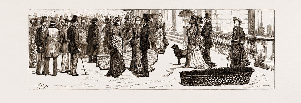 Detail of Earth To Earth: Exhibition Of Mr. Seymour Haden's Basket Coffins At Stafford House, UK by Anonymous