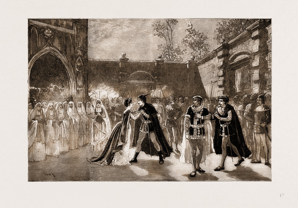 Detail of Scene From il Trovatore At Covent Garden Theatre by Anonymous