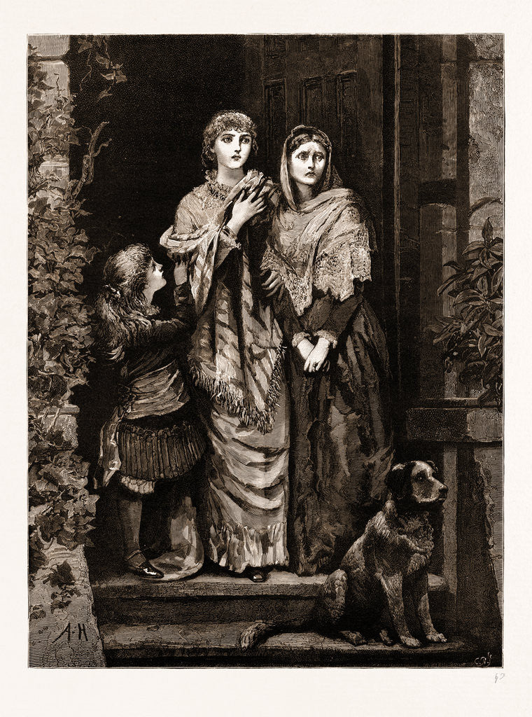 Detail of The New Year In Ireland: awaiting His Return by Anonymous