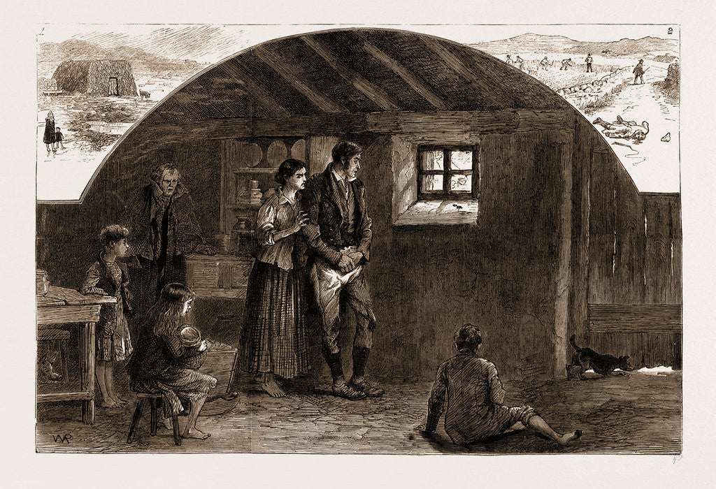 Detail of The Land Agitation In Ireland, 1881 by Anonymous
