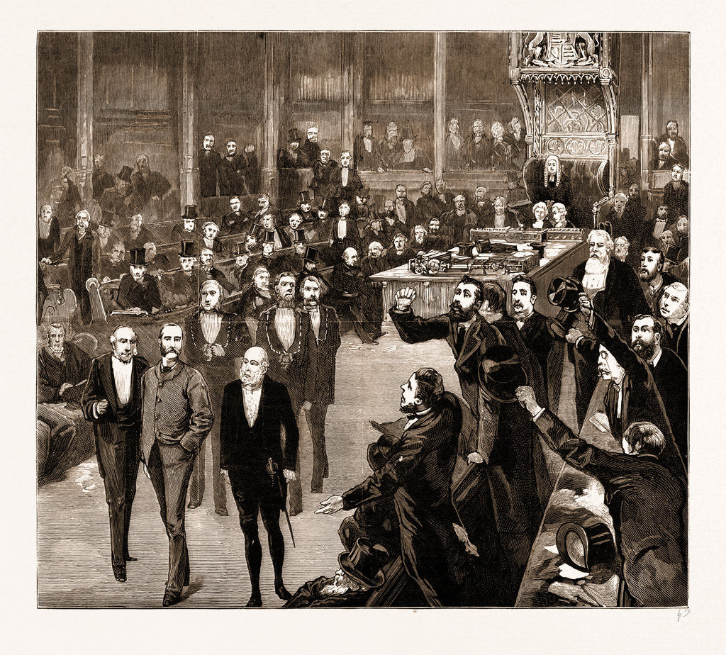 Detail of The Defeat Of Obstruction In The House Of Commons, UK by Anonymous