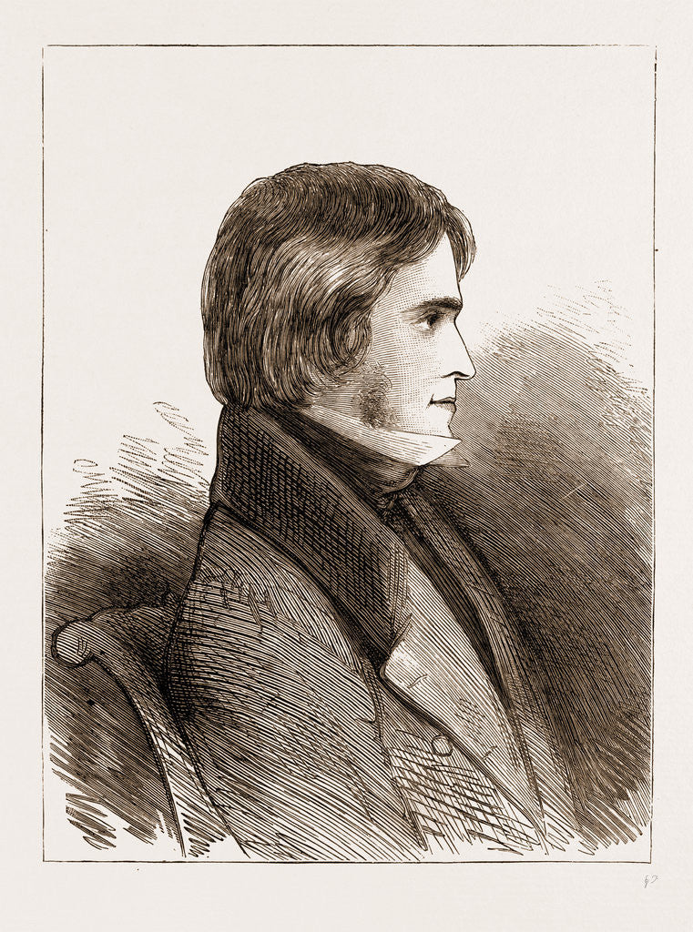 Detail of Portrait Of Thomas Carlyle From A Sketch By Count D'orsay. Drawn In 1834 by Anonymous