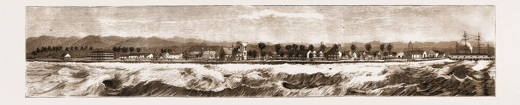 Detail of The Proposed Panama Canal, 1881: View Of Colon by Anonymous