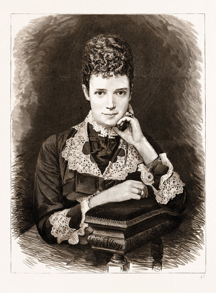 Detail of Marie-feodorovna, Empress Of Russia by Anonymous