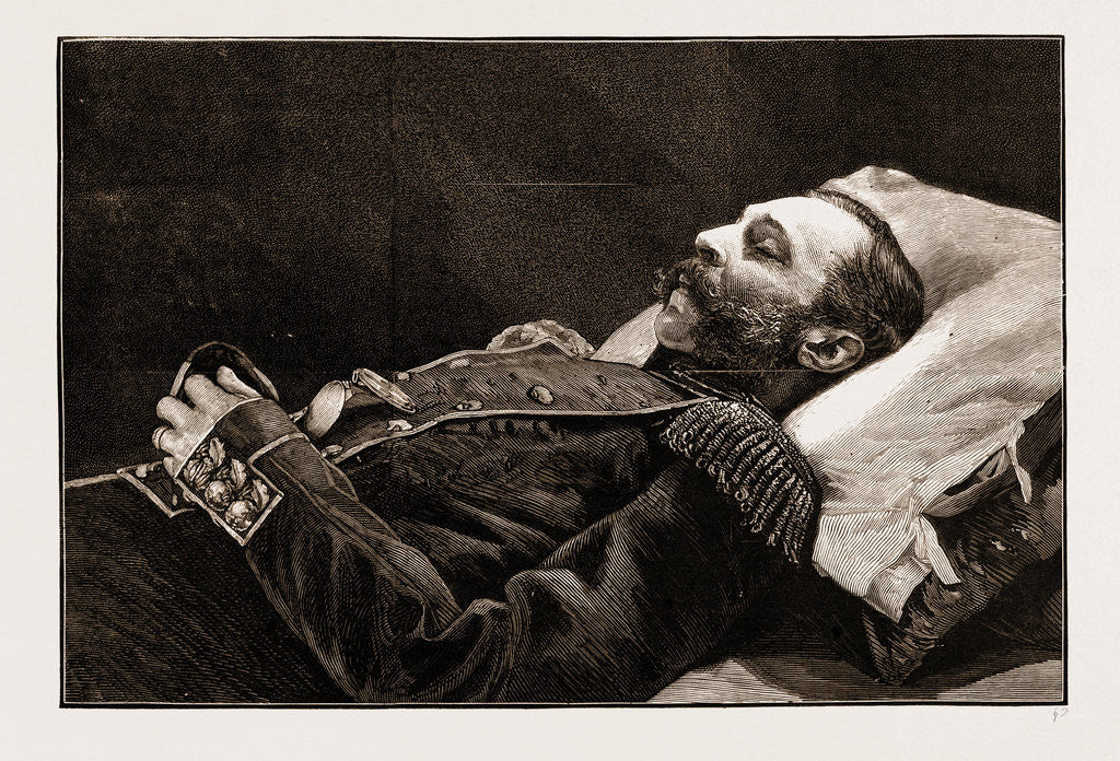 Detail of The Late Alexander II., Czar Of Russia by Anonymous