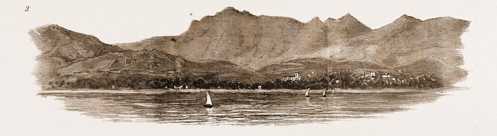 Detail of The Earthquake At Scio, 1881: East Coast Of The Island: Showing The Subsidence From Former Earthquakes. by Anonymous